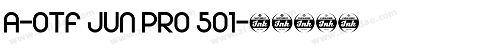 A-OTF Jun Pro 501字体转换